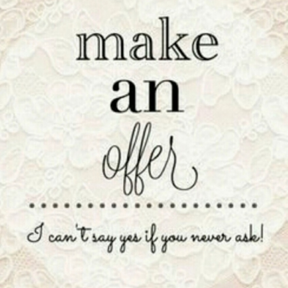 Feel free to make an offer
